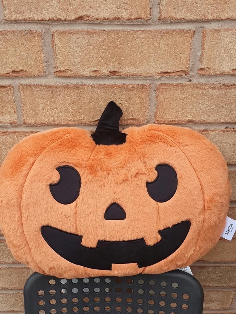 NWT Plush Pumpkin Jack-O'-Lantern Kids Costume Accessory - Orange